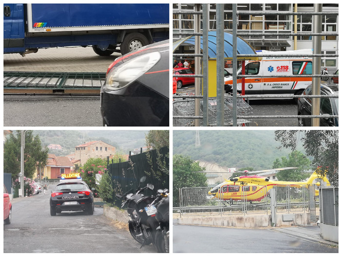 Pontedassio, incidente sul lavoro alla Isnardi: operaio trasportato in codice rosso al Santa Corona da Grifo (foto e video) Pontedassio, incidente sul lavoro alla Isnardi: operaio trasportato in codice rosso al Santa Corona da Grifo (foto e video)