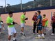 Barroero e Raviola prima nel match di andata di campionato                                                      (Foto Flammia)