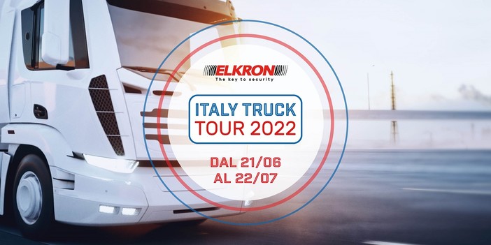 Elkron lancia "Italy Truck Tour 2022", la presentazione del nuovo sistema antintrusione MP 3000 a distributori e installatori