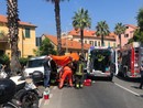 Incidente in corso Garibaldi: motociclista in codice rosso al Santa Corona