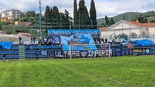 La coreografia della Gradina Nord                                                                                                             (Foto Flammia)