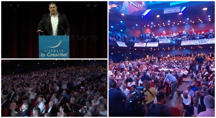 Iniziata a Roma la convention 'L'Italia in crescita' organizzata dal Presidente della Regione Liguria Giovanni Toti, molti gli amministratori locali presenti