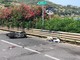 San Lorenzo al Mare, incidente moto-furgone al bivio di Civezza: 42enne in gravi condizioni (foto)