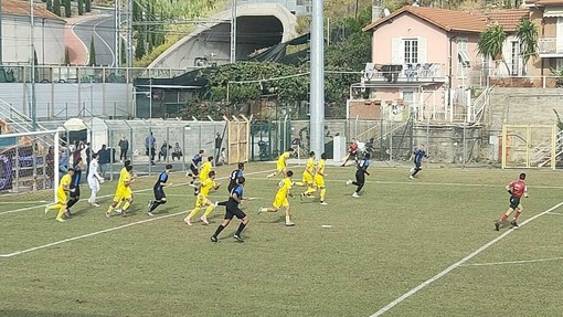 Una fase di Imperia -Ligorna di domenica scorsa Una fase di Imperia -Ligorna di domenica scorsa