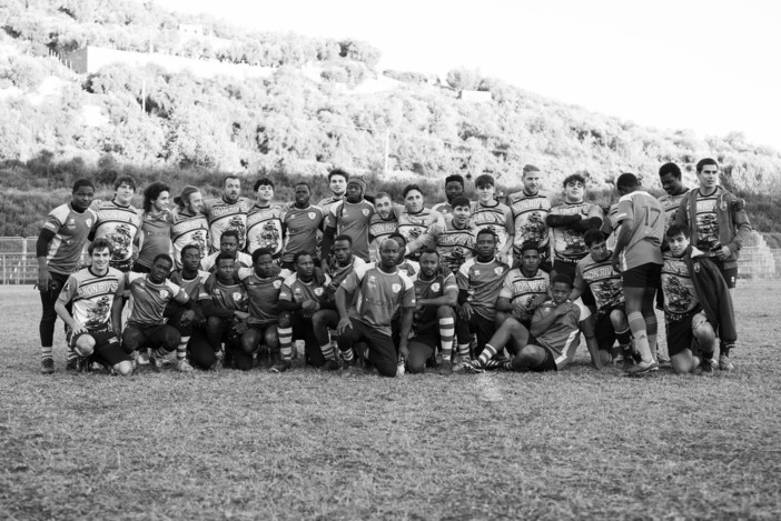 Foto di gruppo all'andata