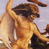 Antonio del Pollaiolo, Ercole e Idra, 1475, Galleria degli Uffizi, Firenze (Wikipedia)