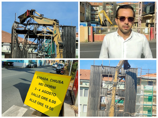 Imperia, iniziata la demolizione dell’ex caserma dei vigili del fuoco: il ‘packman’ fa a pezzetti la Torretta delle esercitazioni (foto e video) Imperia, iniziata la demolizione dell’ex caserma dei vigili del fuoco: il ‘packman’ fa a pezzetti la Torretta delle esercitazioni (foto e video)