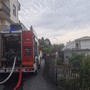 Imperia, incendio in un'abitazione in via degli Agrumi