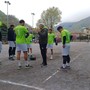 Ricky Aicardi catechizza i suoi nel recente derby di Pieve di Teco