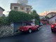 Imperia, tetto di villa Berio in fiamme a Oneglia Imperia, tetto di villa Berio in fiamme a Oneglia