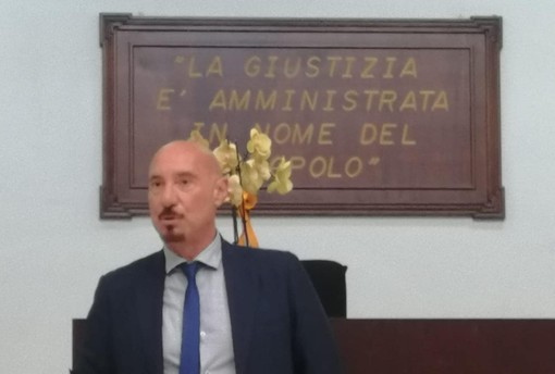 Carlo Alberto Indellicati, presidente della Sezione Penale del Tribunale di Imperia, a Diano Marina per parlare di mafia Carlo Alberto Indellicati, presidente della Sezione Penale del Tribunale di Imperia, a Diano Marina per parlare di mafia