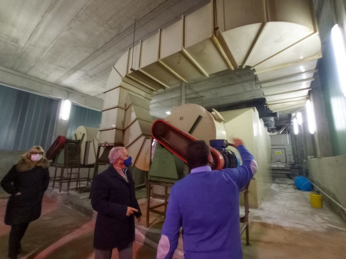 Imperia, il sindaco Scajola sul depuratore: "In corso il più importante intervento di manutenzione mai realizzato" (foto)