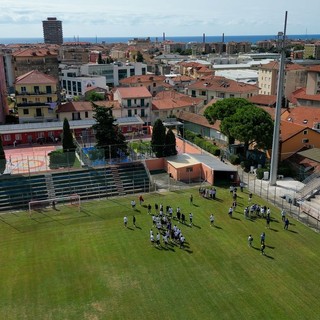 L'inaugurazione della discussa Cittadella dello Sport di Imperia