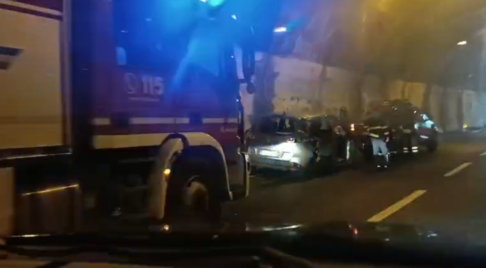 Incidente in galleria sull’A10 tra Imperia Ovest e San Bartolomeo al Mare
