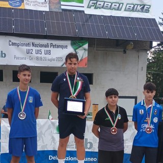 Jacopo Milazzo sul gradino più alto del podio