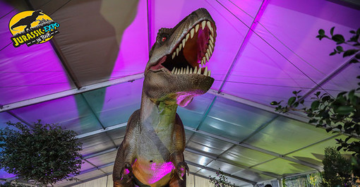 'Jurassic Expo' sul Lungomare Vespucci a Imperia