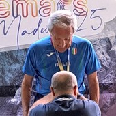 Lorenzo Mazzola, 87 anni d’oro: trionfa agli Europei Master di Madeira nella 5 km di marcia