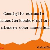 LA GRAFFIATA. Consiglio comunale, Bracco (baldoshow) multato. E stasera cosa accadrà? LA GRAFFIATA. Consiglio comunale, Bracco (baldoshow) multato. E stasera cosa accadrà?