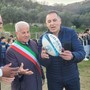 Da sinistra Enrico Mantovani, il sindaco Scajola e Luigi Ardoino (foto Flammia)