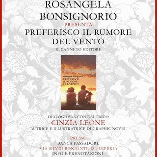 Imperia, giovedì 25 agosto la presentazione del romanzo "Preferisco il rumore del vento"