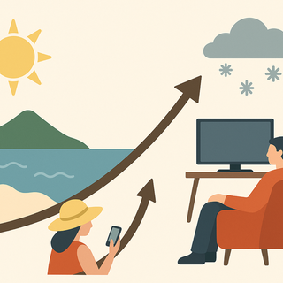 Liguria digitale, interessi che cambiano con le stagioni