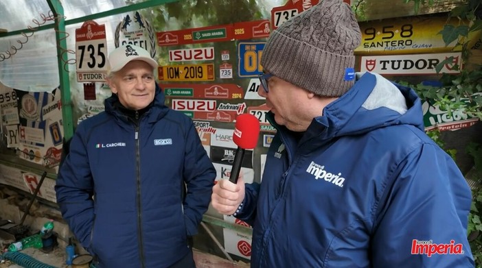 Il dianese Luciano Carcheri al rientro in Italia dopo l'avventura nel deserto: "Dakar durissima” (Video)