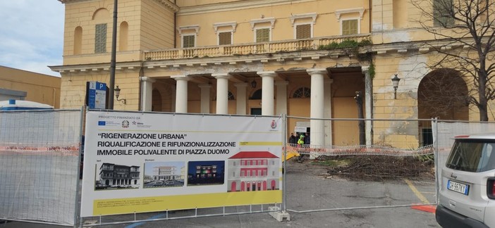 Imperia, con i lavori di piazza Duomo trovare un parcheggio è un’impresa