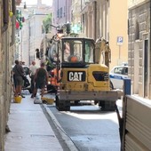 Oneglia, cedimento in centro: via Des Geneys chiusa, tempi previsti per il ripristino non brevi Oneglia, cedimento in centro: via Des Geneys chiusa, tempi previsti per il ripristino non brevi