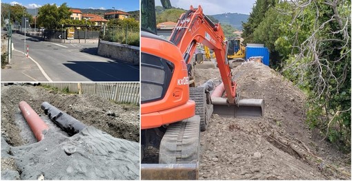 Diano Marina, dal 13 al 17 maggio interruzione di via Campodonico per i lavori di Rivieracqua su acquedotto e fognatura