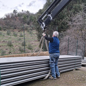 Rifugio La Cuccia, iniziati i lavori di ripristino delle tettoie danneggiate dal maltempo