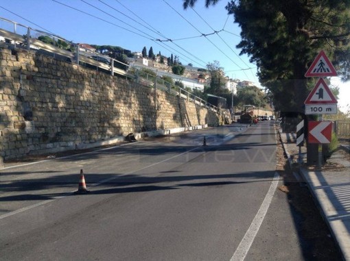 Da lunedì prossimo serie di lavori sulla statale Aurelia a Riva Ligure e tra San Lorenzo e Porto Maurizio