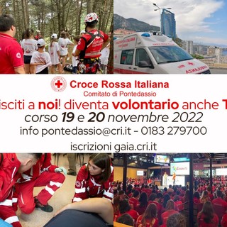 Pontedassio: al via corso di accesso per diventare Volontari del Comitato della Croce Rossa Italiana