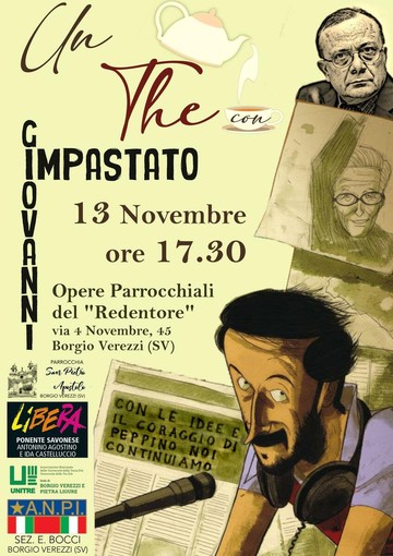 Settimana della Legalità – Borgio Verezzi ospita “Un Thé con Giovanni Impastato”