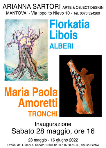 Le artiste imperiesi Florkatia Libois e Maria Paola Amoretti espongono alla galleria Sartori di Mantova Le artiste imperiesi Florkatia Libois e Maria Paola Amoretti espongono alla galleria Sartori di Mantova