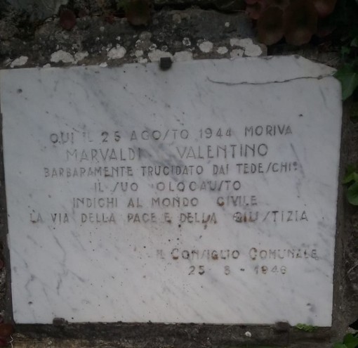 Pontedassio celebra l'80° anniversario della Liberazione ricordando Felice Dani e Valentino Marvaldi