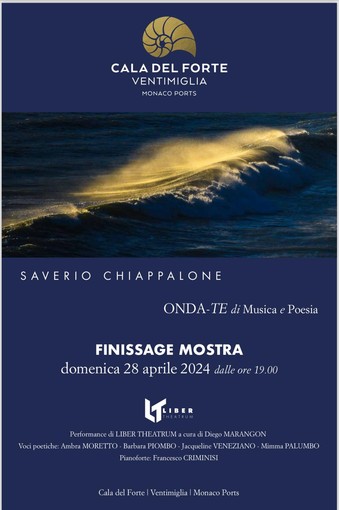 Ventimiglia, domenica al  Monaco Ports Cala del Forte la performance artistica &quot;ONDA-TE di Musica e Poesia&quot;