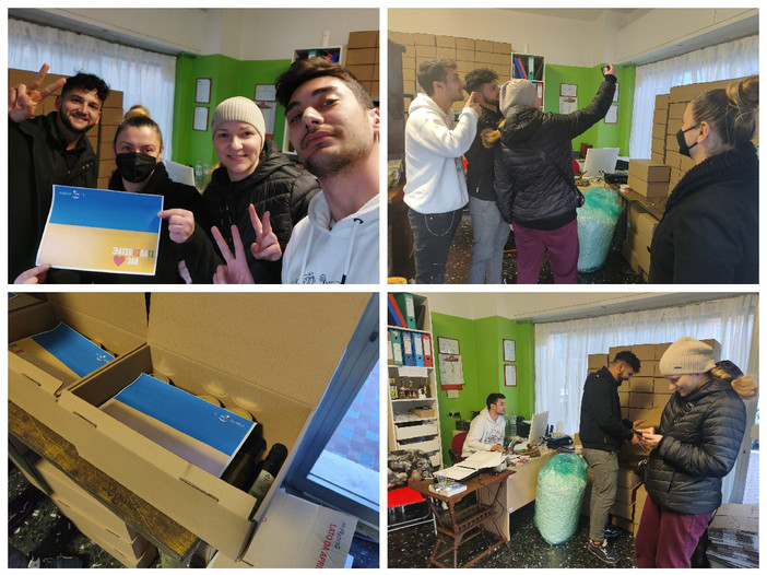 Imperia, Andi e Luca offrono un posto di lavoro a mamme ucraine: “Nel nostro laboratorio ma lo Stato ci deve aiutare” (foto) Imperia, Andi e Luca offrono un posto di lavoro a mamme ucraine: “Nel nostro laboratorio ma lo Stato ci deve aiutare” (foto)