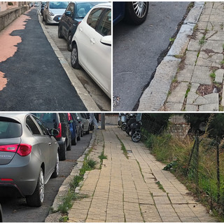 Marciapiedi di via Serrati a Imperia, interrogazione in consiglio comunale