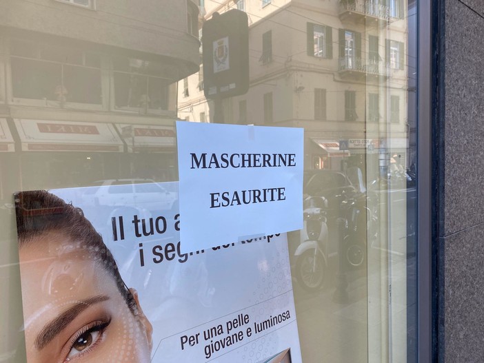 Coronavirus, mascherine esaurite in alcune farmacie della provincia di Imperia Coronavirus, mascherine esaurite in alcune farmacie della provincia di Imperia