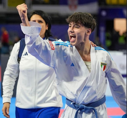 Karate, bronzo agli europei giovanili per l'imperiese Matteo Mondo Branchi