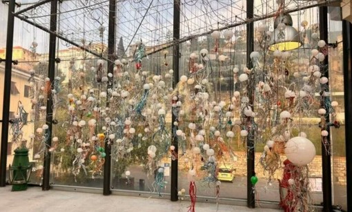 Installazione di Bertrand Cazenave al Museo Navale di Imperia