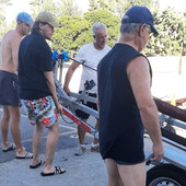 Moto d'acqua in avaria al Prino, due turisti tedeschi soccorsi dai volontari del Circolo Moto d'acqua in avaria al Prino, due turisti tedeschi soccorsi dai volontari del Circolo