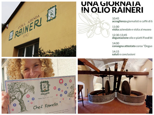 ‘Una giornata in Olio Raineri’: educational per giornalisti nell'azienda di Chiusanico: "Obiettivo promuovere il territorio e le sue eccellenze" ‘Una giornata in Olio Raineri’: educational per giornalisti nell'azienda di Chiusanico: "Obiettivo promuovere il territorio e le sue eccellenze"