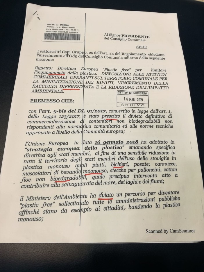 Imperia: la maggioranza ha presentato una mozione con 36 errori di ortografia Imperia: la maggioranza ha presentato una mozione con 36 errori di ortografia
