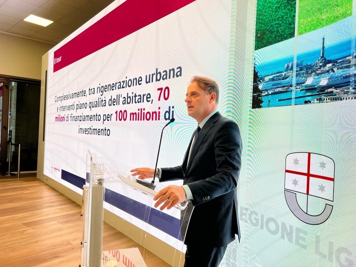 Tour della Rigenerazione urbana, Scajola: "Cinque giornate sui cantieri che stanno cambiando il volto della Liguria" (video)