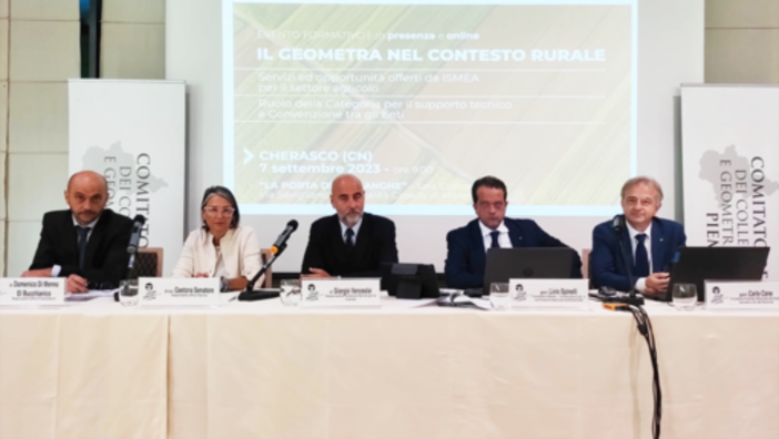 A Marene il convegno "Il Geometra nel contesto rurale: servizi e opportunità offerti da ISMEA per il settore agricolo" (FOTO E VIDEO)