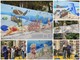 Imperia, grande festa per l’inaugurazione del maxi murales al campetto di Cristo Re: &quot;Salviamo l'ambiente e gli spazi per i nostri giovani&quot; (foto e video)