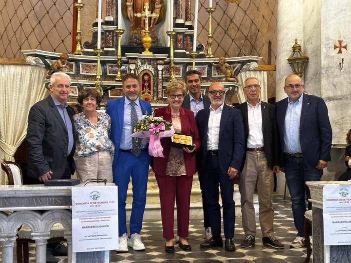 Chiusavecchia, la 'Lecca d’argento' premia Margherita Davico