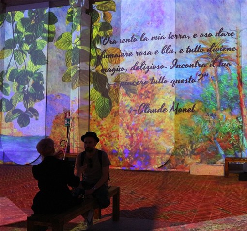 Fino all'8 settembre c’è tempo per visitare la bellissima mostra multimediale &quot;Claude Monet. The immersive experience&quot;