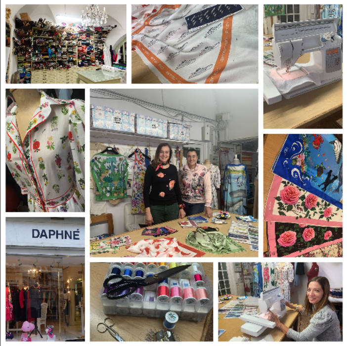 Target: la maison Daphnè di Sanremo tra grandi artisti, opere d'arte su tessuto e iniziative solidali Target: la maison Daphnè di Sanremo tra grandi artisti, opere d'arte su tessuto e iniziative solidali